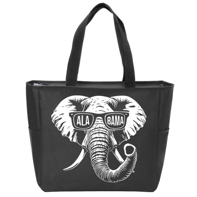 Elephant Alabama Zip Tote Bag