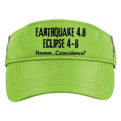 Earthquake And Eclipse A Coincidence Adult Drive Performance Visor