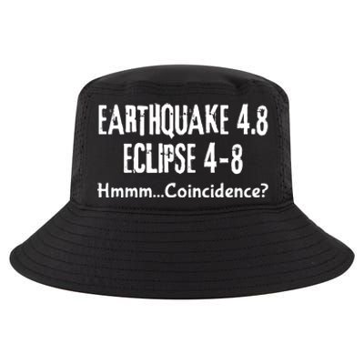 Earthquake And Eclipse A Coincidence Cool Comfort Performance Bucket Hat