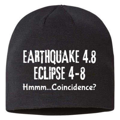 Earthquake And Eclipse A Coincidence Sustainable Beanie