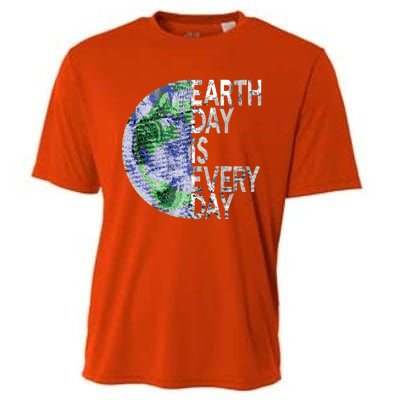 Environtal Awareness Earth Day Is Everyday Gift Cooling Performance Crew T-Shirt