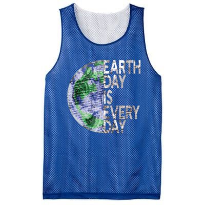 Environtal Awareness Earth Day Is Everyday Gift Mesh Reversible Basketball Jersey Tank