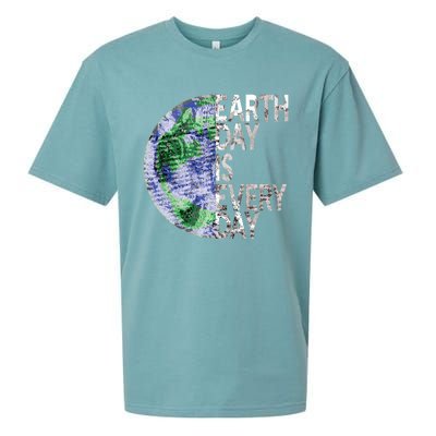 Environtal Awareness Earth Day Is Everyday Gift Sueded Cloud Jersey T-Shirt