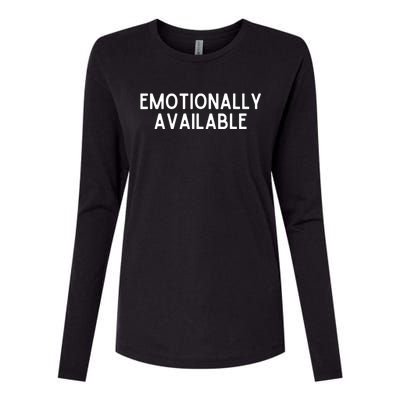 Emotionally Available Womens Cotton Relaxed Long Sleeve T-Shirt