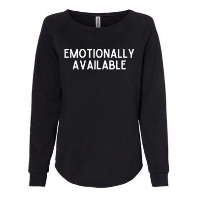 Emotionally Available Womens California Wash Sweatshirt