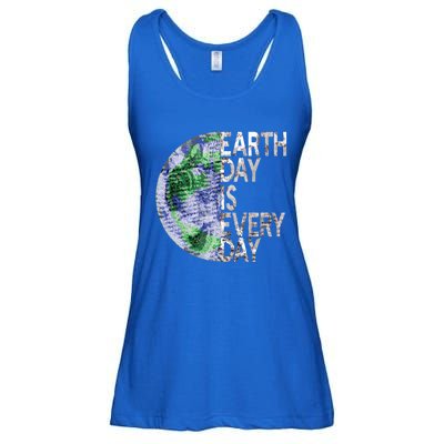 Environtal Awareness Earth Day Is Everyday Gift Ladies Essential Flowy Tank