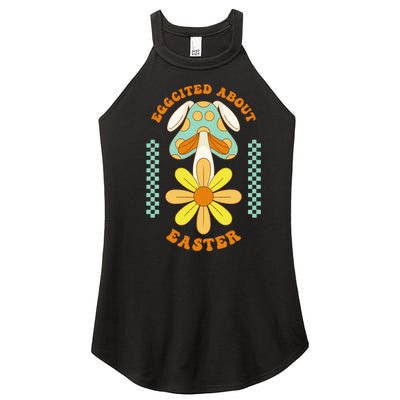 Eggcited About Easter Women’s Perfect Tri Rocker Tank