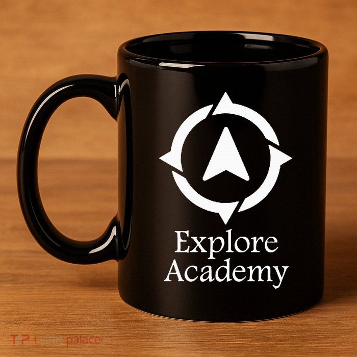 Explore Academy 11oz C Handle Ceramic Mug