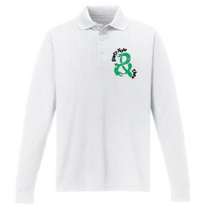 Everynow Andthen Every Now And Then Performance Long Sleeve Polo