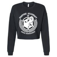 Empire Academy Cropped Pullover Crew