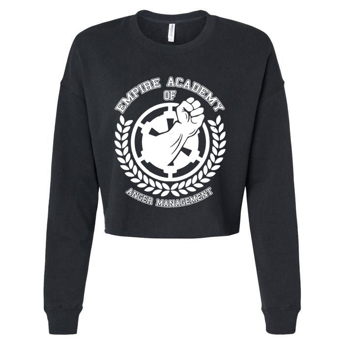 Empire Academy Cropped Pullover Crew