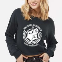 Empire Academy Cropped Pullover Crew