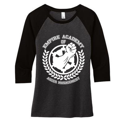Empire Academy Women's Tri-Blend 3/4-Sleeve Raglan Shirt