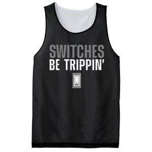 Electrician Art For Women Electrical Switch Electrician Mesh Reversible Basketball Jersey Tank