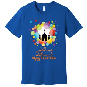 Eid Al Fitr Eid Mubarak Muslim Holiday Islamic Fasting Great Gift Premium T-Shirt