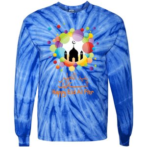 Eid Al Fitr Eid Mubarak Muslim Holiday Islamic Fasting Great Gift Tie-Dye Long Sleeve Shirt