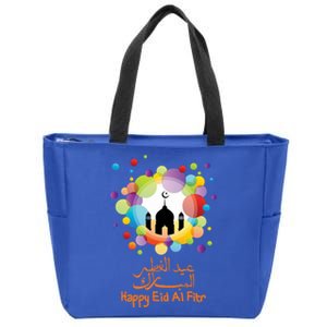 Eid Al Fitr Eid Mubarak Muslim Holiday Islamic Fasting Great Gift Zip Tote Bag