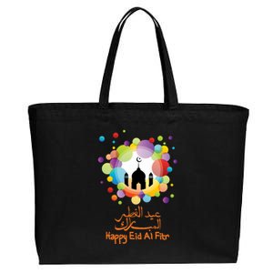 Eid Al Fitr Eid Mubarak Muslim Holiday Islamic Fasting Great Gift Cotton Canvas Jumbo Tote