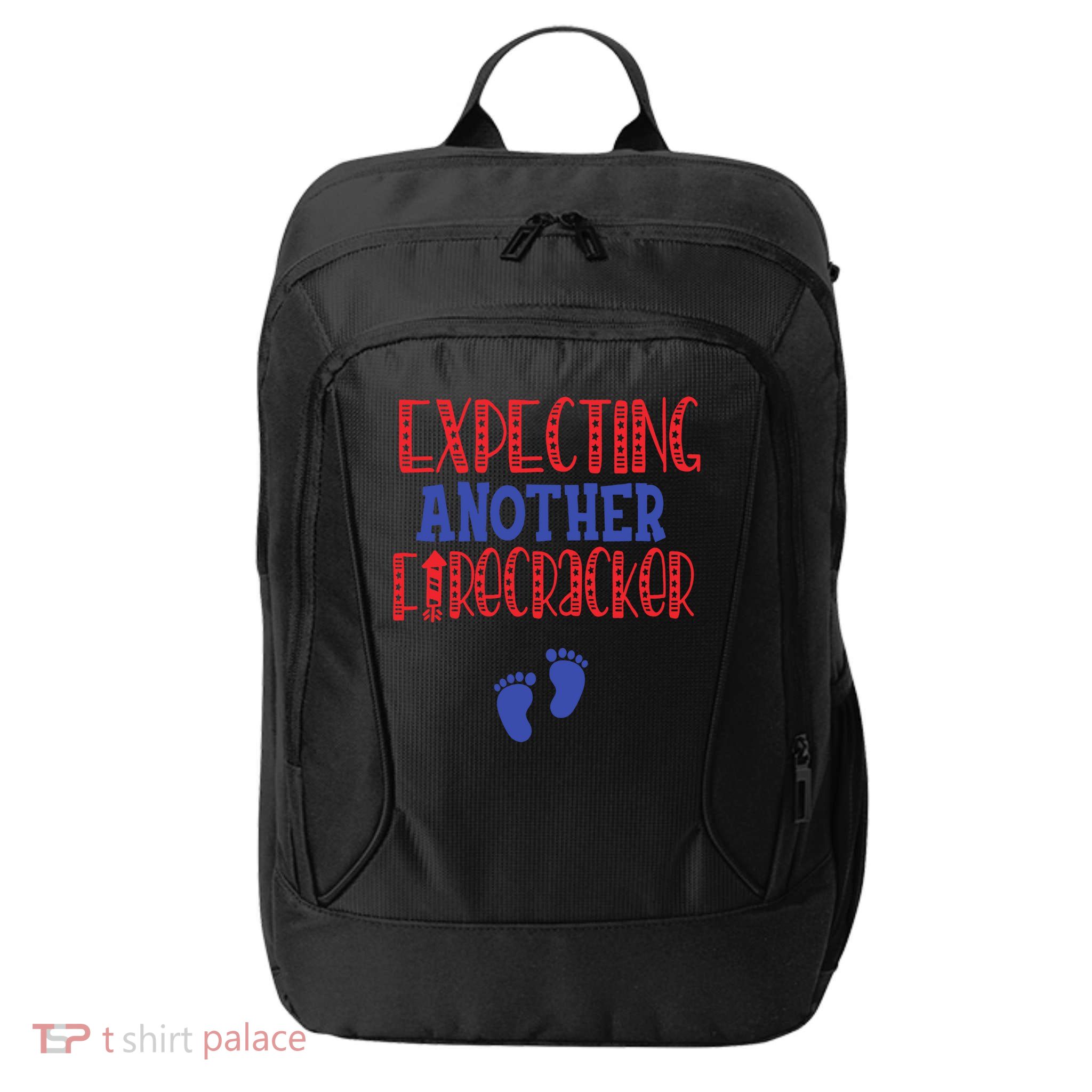 Expecting Another Firecracker Gift City Backpack