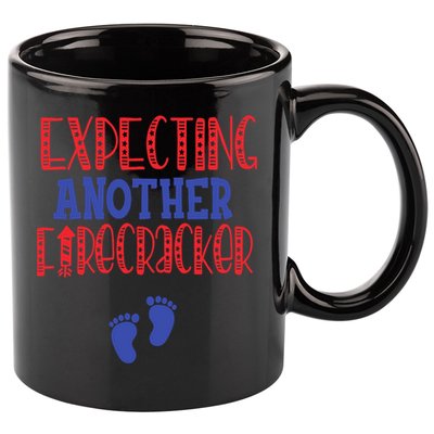 Expecting Another Firecracker Gift 11oz C Handle Ceramic Mug