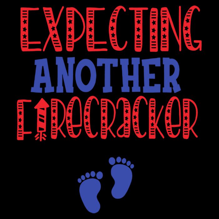 Expecting Another Firecracker Gift Drawstring Bag