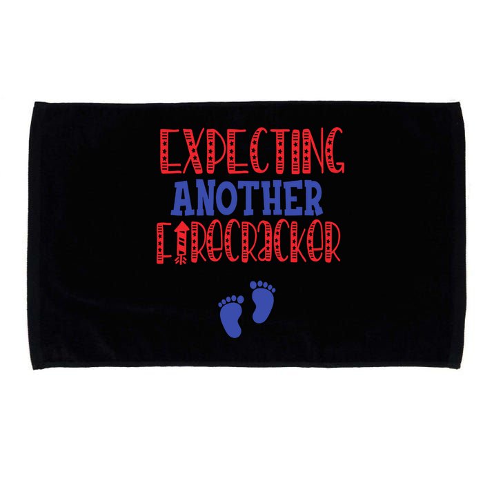 Expecting Another Firecracker Gift Microfiber Hand Towel