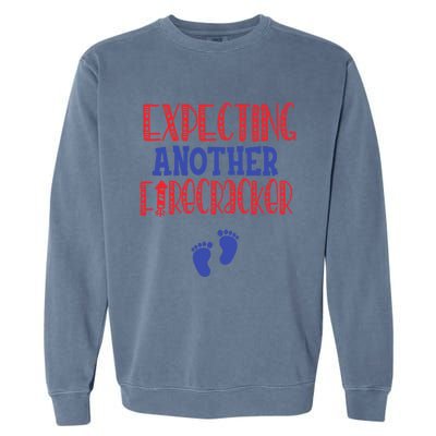 Expecting Another Firecracker Gift Garment-Dyed Sweatshirt