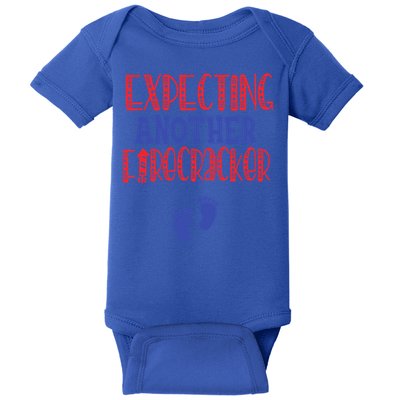 Expecting Another Firecracker Gift Baby Bodysuit
