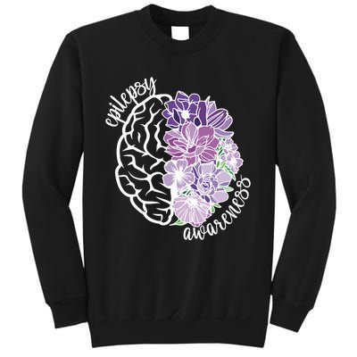 Epilepsy Awareness Floral Neurodiversity Sweatshirt