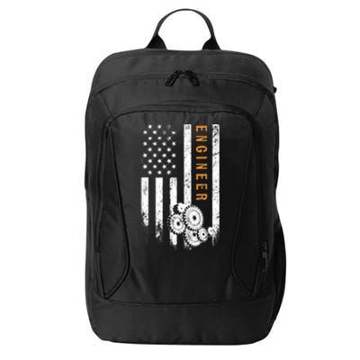 Engineer American Flag Design Engineering City Backpack