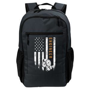 Engineer American Flag Design Engineering Daily Commute Backpack