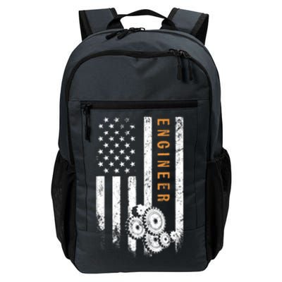 Engineer American Flag Design Engineering Daily Commute Backpack