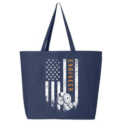 Engineer American Flag Design Engineering 25L Jumbo Tote