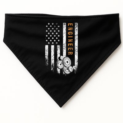 Engineer American Flag Design Engineering USA-Made Doggie Bandana