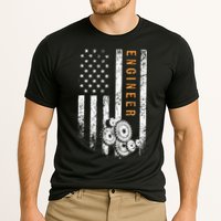 Engineer American Flag Design Engineering Performance Shirt
