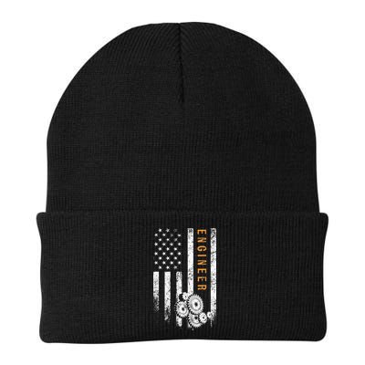Engineer American Flag Design Engineering Beanie