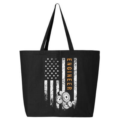 Engineer American Flag Design Engineering 25L Jumbo Tote