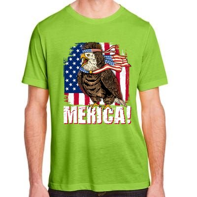 Eagle American Flag Usa Flag Mullet Eagle 4th Of July Merica Cool Gift Adult ChromaSoft Performance T-Shirt