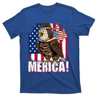 Eagle American Flag Usa Flag Mullet Eagle 4th Of July Merica Cool Gift T-Shirt