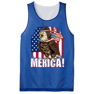 Eagle American Flag Usa Flag Mullet Eagle 4th Of July Merica Cool Gift Mesh Reversible Basketball Jersey Tank