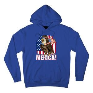 Eagle American Flag Usa Flag Mullet Eagle 4th Of July Merica Cool Gift Tall Hoodie