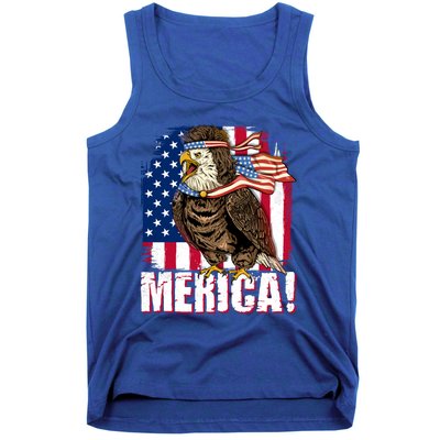 Eagle American Flag Usa Flag Mullet Eagle 4th Of July Merica Cool Gift Tank Top