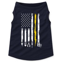 Electrician American Flag USA Doggie Tank