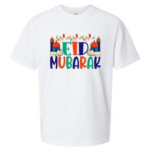 Eid Al Fitr Eid Mobarak Sueded Cloud Jersey T-Shirt