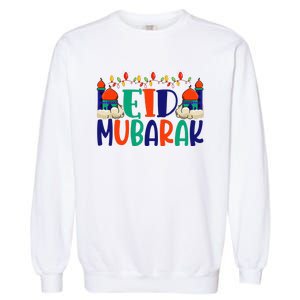 Eid Al Fitr Eid Mobarak Garment-Dyed Sweatshirt