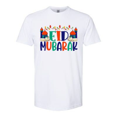 Eid Al Fitr Eid Mobarak Softstyle® CVC T-Shirt