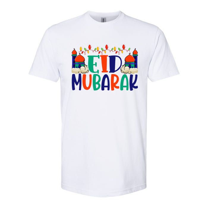 Eid Al Fitr Eid Mobarak Softstyle CVC T-Shirt