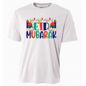 Eid Al Fitr Eid Mobarak Cooling Performance Crew T-Shirt