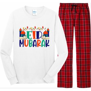 Eid Al Fitr Eid Mobarak Long Sleeve Pajama Set