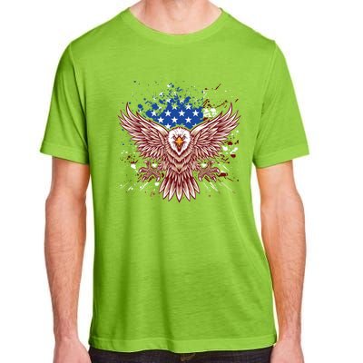 Eagle American Flag Eagle Patriotic Gift Adult ChromaSoft Performance T-Shirt